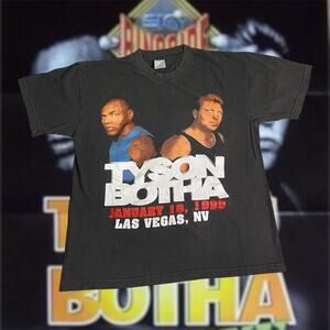 Vintage 1999 Mike Tyson vs Francois Botha Boxing Merch Parking Lot Tee